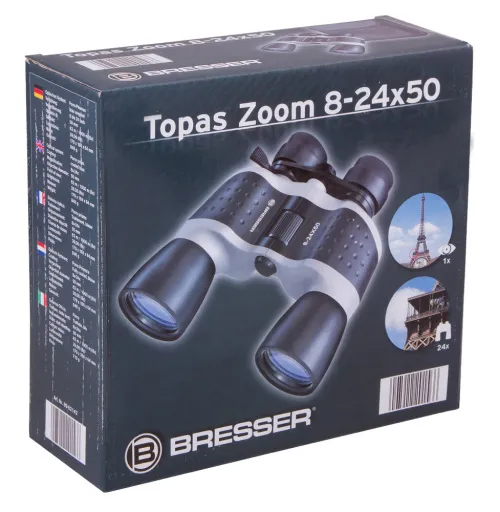 foto binocolo Bresser Topas 8–24x50,  8