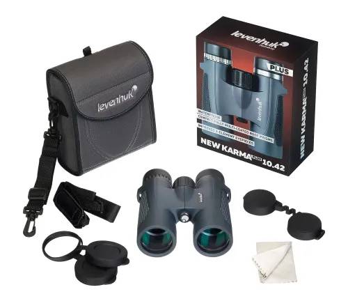 fotografia binocolo Levenhuk New Karma PLUS 10x42,  4