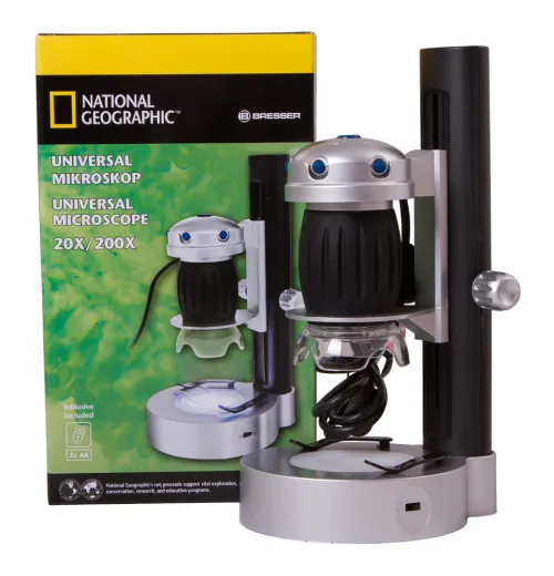 foto microscopio Bresser National Geographic USB,  8