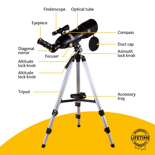 immagine telescopio Levenhuk Skyline Travel 80,  16