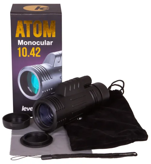 foto monoculare Levenhuk Atom 10x42,  2