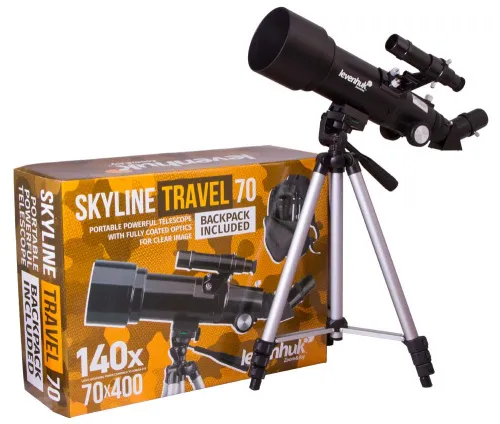 fotografia telescopio Levenhuk Skyline Travel 70,  2