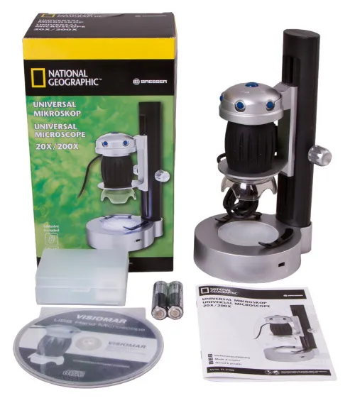 foto microscopio Bresser National Geographic USB,  7