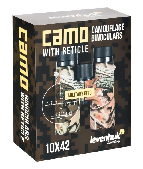 fotografia binocolo con reticolo Levenhuk Camo 10x42,  14