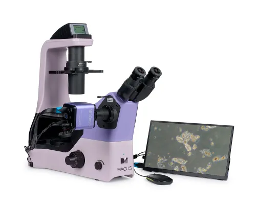 figura microscopio biologico digitale invertito MAGUS Bio VD360 LCD,  3