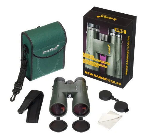 fotografia binocolo Levenhuk New Karma PRO ED 10x50,  4