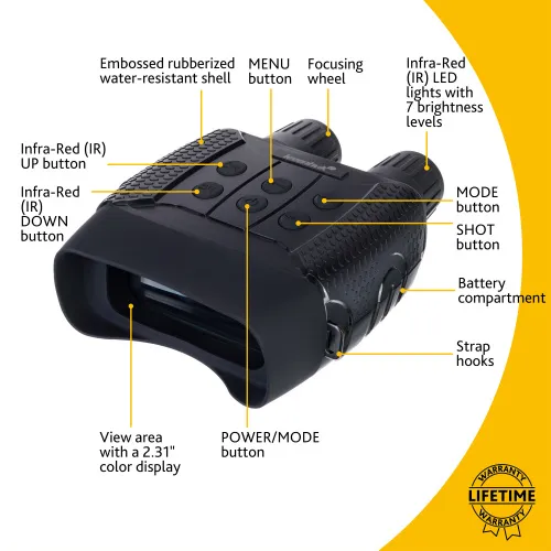 fotografia visore notturno binoculare digitale Levenhuk Halo 13X,  13