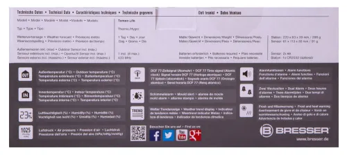 fotografia stazione meteo a colori Bresser Temeo Life, nero,  11
