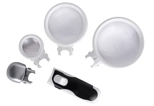 immagine lente d’ingrandimento nera Levenhuk Zeno Multi ML17,  5