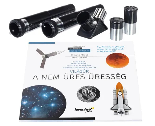 immagine telescopio Levenhuk Discovery Spark 703 AZ con libro,  3