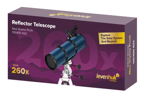 immagine telescopio Levenhuk New Skyline PLUS 130/650 SQ2,  2