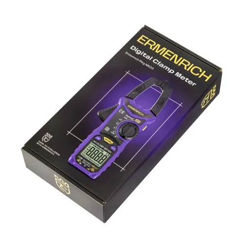 immagine pinza amperometrica digitale Ermenrich Ping MK20,  11