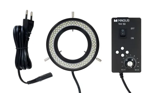 fotografia luce ad anello MAGUS LED 144-S4 con controllo settoriale,  11