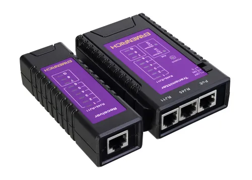 fotografia tester per cavi di rete e PoE Ermenrich NetGeeks NP10,  5