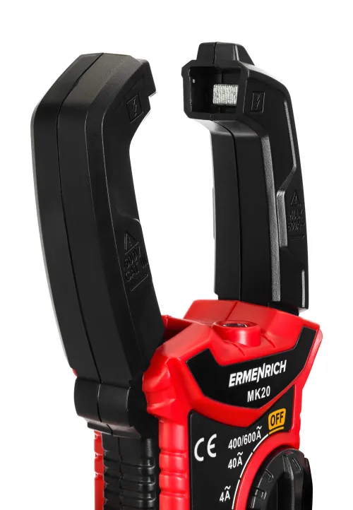 foto pinza amperometrica digitale Ermenrich Ping MK20,  7