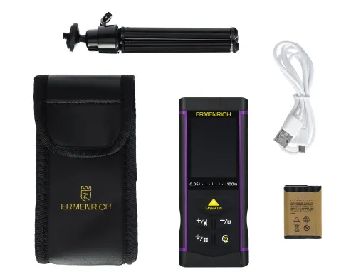 fotografia misuratore laser Ermenrich PRO LR100, con fotocamera,  2