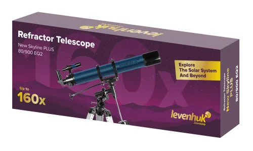 immagine telescopio Levenhuk New Skyline PLUS 80/900 EQ2,  2