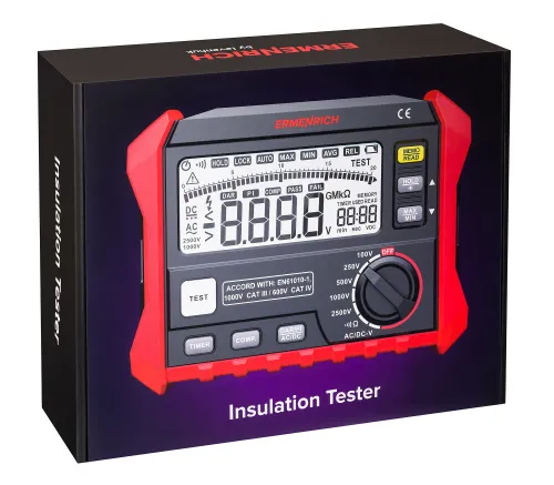 figura tester di isolamento Ermenrich Ping ET50,  8