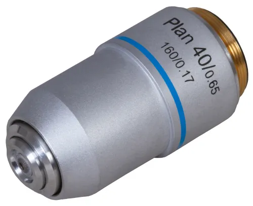 figura obiettivo planacromatico Levenhuk MED 40x,  2