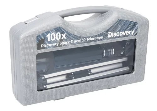 foto telescopio Levenhuk Discovery Spark Travel 50 con libro,  3