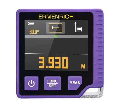 foto livella digitale con misuratore laser 3 in 1 Ermenrich Verk LQ60,  4