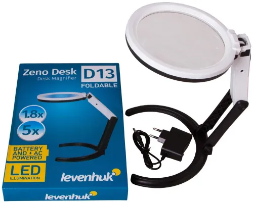 figura lente d’ingrandimento Levenhuk Zeno Desk D13,  3