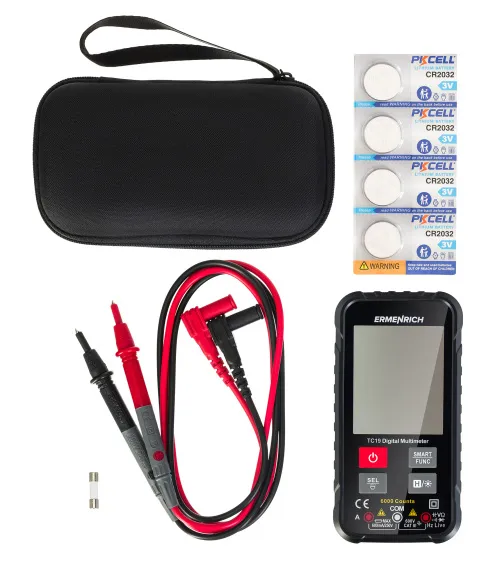 figura multimetro digitale Ermenrich Zing TC19,  8