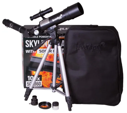 fotografia telescopio Levenhuk Skyline Travel Sun 50,  2