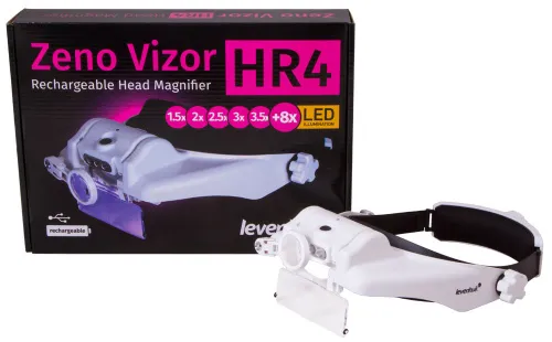 foto lente d’ingrandimento frontale ricaricabile Levenhuk Zeno Vizor HR4,  10