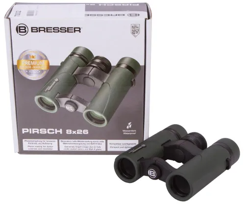 foto binocolo Bresser Pirsch 8x26,  10