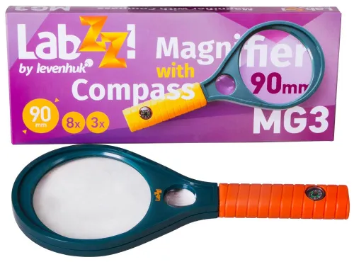 fotografia lente d’ingrandimento Levenhuk LabZZ MG3 con bussola,  2