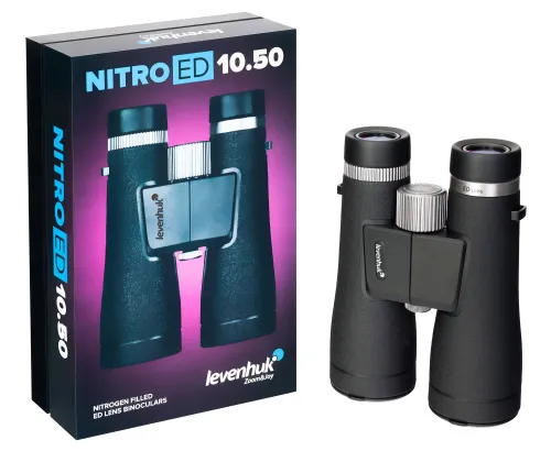 foto binocolo Levenhuk Nitro ED 10x50,  4
