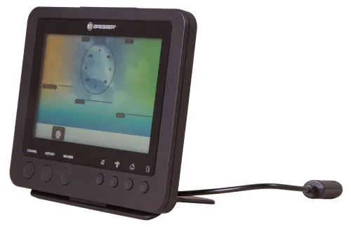 immagine stazione meteo a colori Bresser Wi-Fi con sensore professionale 5 in 1, nera,  3