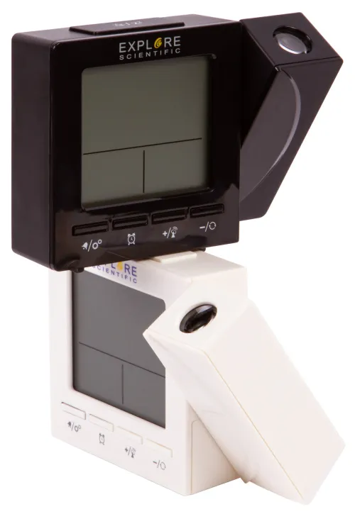 foto orologio a proiezione digitale RC Explore Scientific con temperatura interna, nero,  3