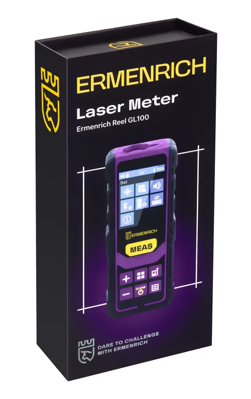 foto misuratore laser Ermenrich Reel PRO GL100 ,  7
