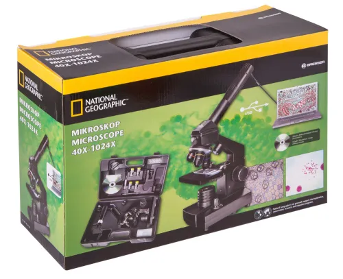 immagine microscopio Bresser National Geographic 40–1024x,  10