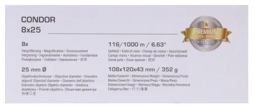 fotografia binocolo Bresser Condor UR 8x25,  16