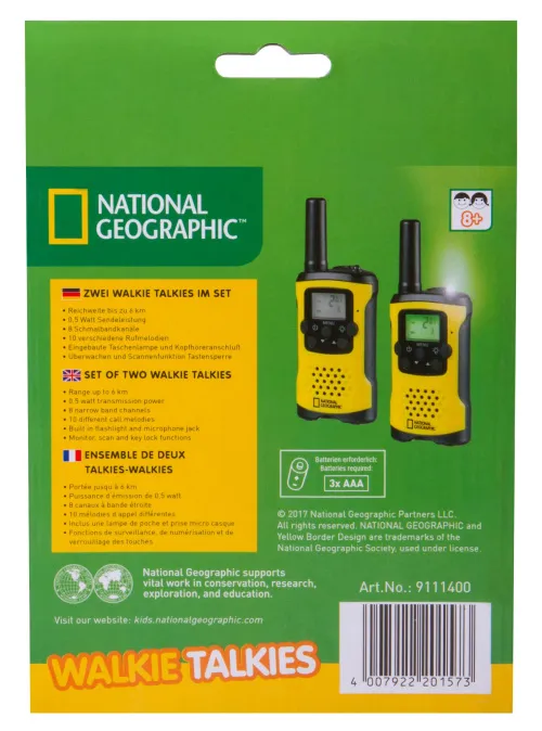 immagine walkie-Talkie FM Bresser National Geographic Set,  12