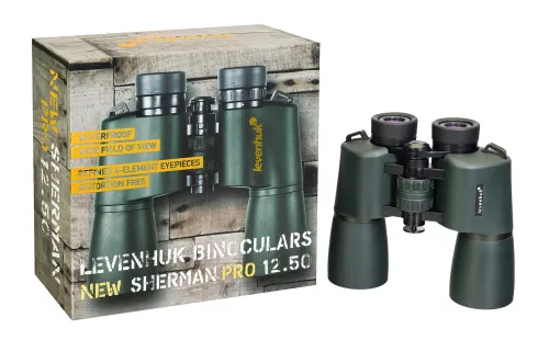 fotografia binocolo Levenhuk New Sherman PRO 12x50,  5