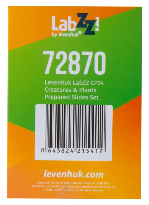 immagine levenhuk LabZZ CP24 Set di vetrini preparati Piante e Animali,  16