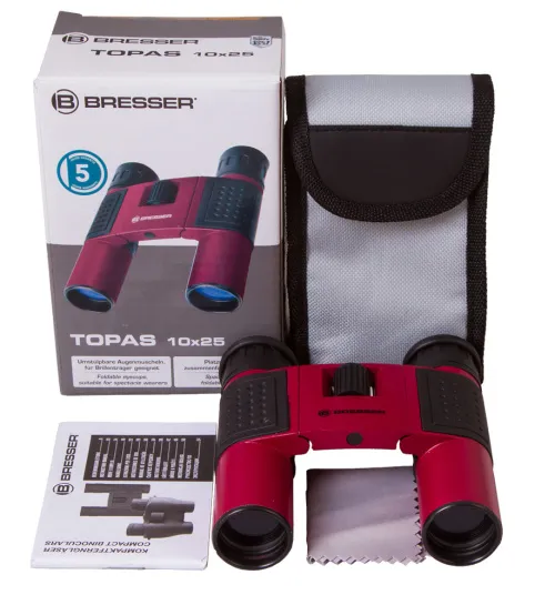 figura binocolo Bresser Topas 10x25,  6