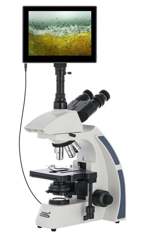 fotografia microscopio trinoculare digitale Levenhuk MED D40T LCD,  3