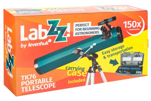 foto telescopio Levenhuk LabZZ TK76 con custodia,  14