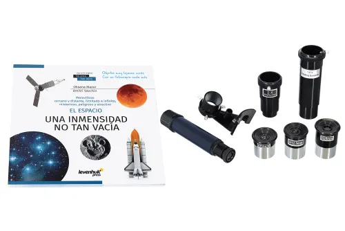 fotografia telescopio Levenhuk Discovery Spark Travel 76 con libro,  5