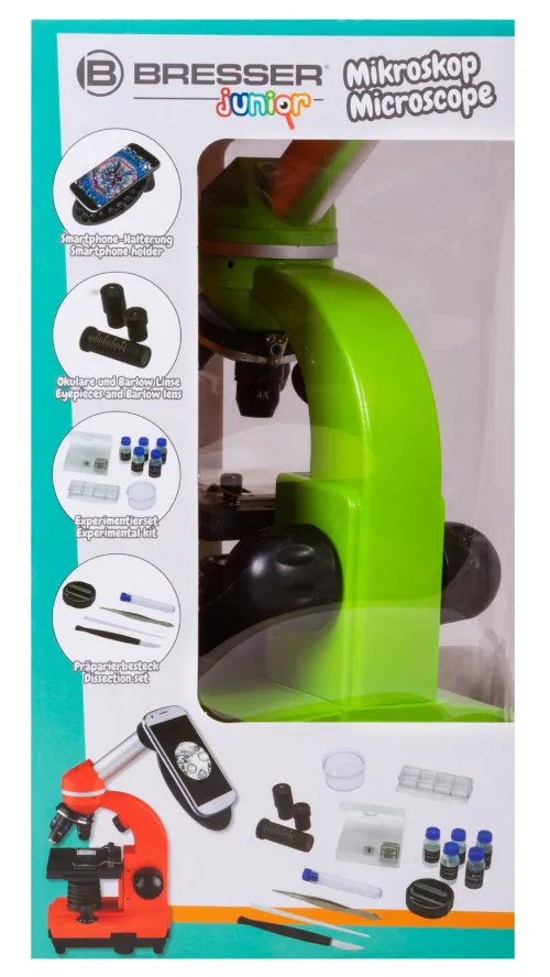 foto microscopio Bresser Junior Biolux SEL 40–1600x,  14