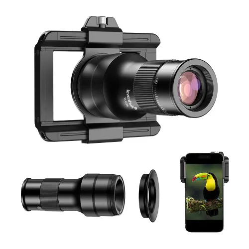 immagine teleculare e microculare per smartphone Levenhuk Kelvin TLC25,  2