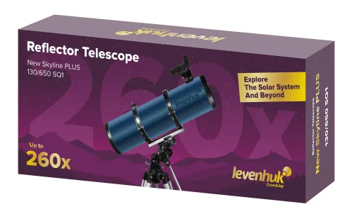 fotografia telescopio Levenhuk New Skyline PLUS 130/650 SQ1,  2