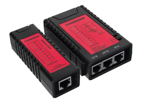 fotografia tester per cavi di rete e PoE Ermenrich NetGeeks NP10,  5