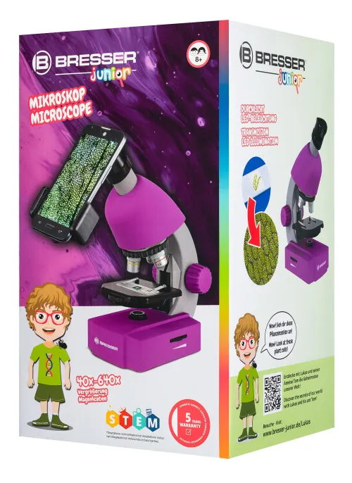 immagine microscopio Bresser Junior 40–640x,  18