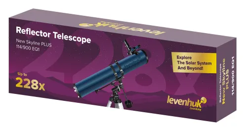 foto telescopio Levenhuk New Skyline PLUS 114/900 EQ1,  2